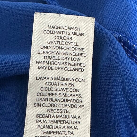 Chicos Womens Blue 3/4 Sleeve Button Detail Top Size 4 (XL) Minimalist Academia - Picture 5 of 8